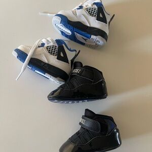 Jordan baby sneakers size 2 worn once
